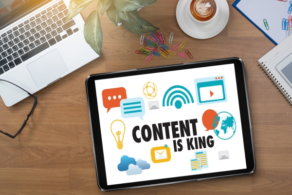 content is king graphic